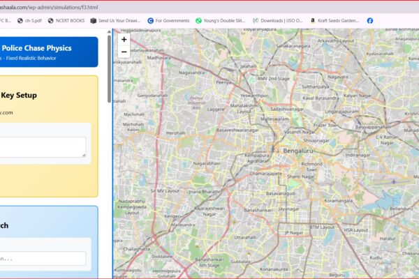 Police-Thief Chase: Physics Simulations police-thief chase