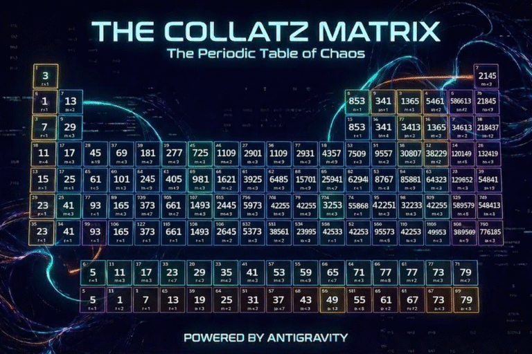Collatz Conjecture: 4 — The Periodic Table of Numbers